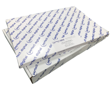 Digital Gloss White Polyester SRA3 (320x450mm) Supertack Solid-Back 100 Sheets Per Box